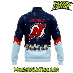 New Jersey Devils NHL Peanuts x Snoopy Night Nike Baseball Jacket