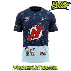 New Jersey Devils NHL Peanuts x Snoopy Night Nike T-Shirt