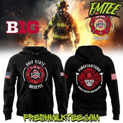 Ohio State Buckeyes Football NCAA x Firefighter Appreciation Night Hoodie