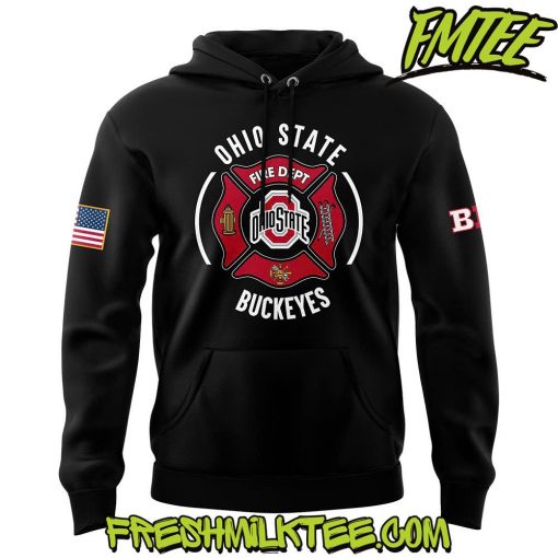 Ohio State Buckeyes Football NCAA x Firefighter Appreciation Night Hoodie