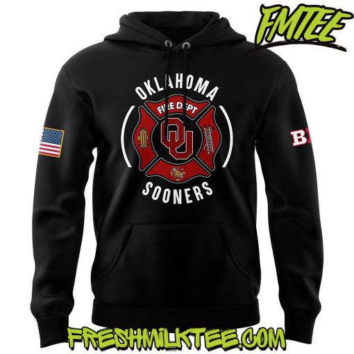 Oklahoma Sooners Football NCAA x Firefighter Appreciation Night Hoodie