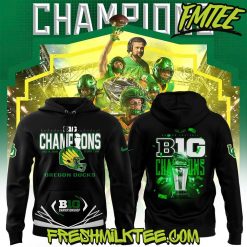 Oregon Ducks 2024 Big Ten Football Conference Champions Hoodie