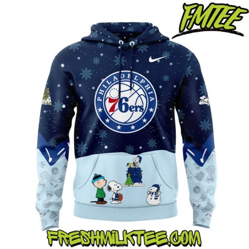 Philadelphia 76ers NBA Peanuts x Snoopy Hoodie