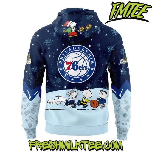 Philadelphia 76ers NBA Peanuts x Snoopy Hoodie