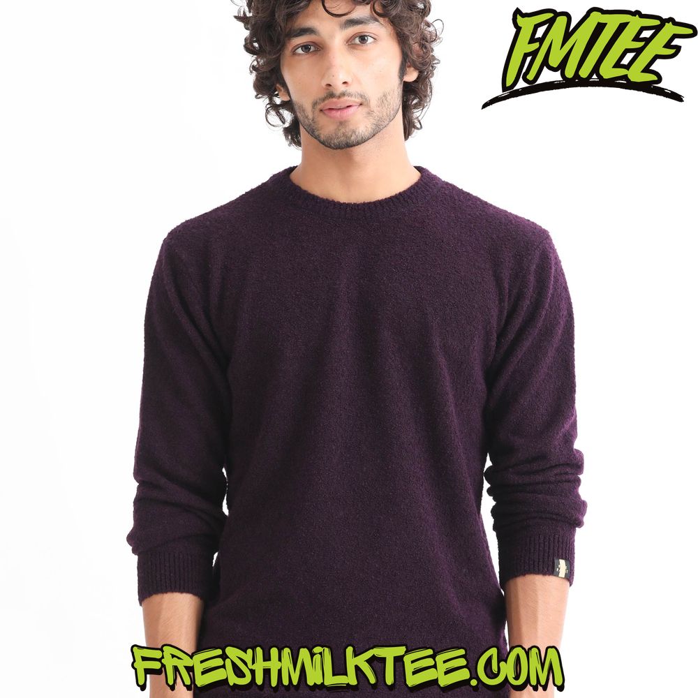 Purple Sweater for Men