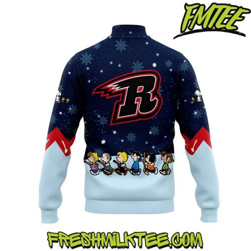 Rapid City Rush ECHL Peanuts x Snoopy Baseball Jacket