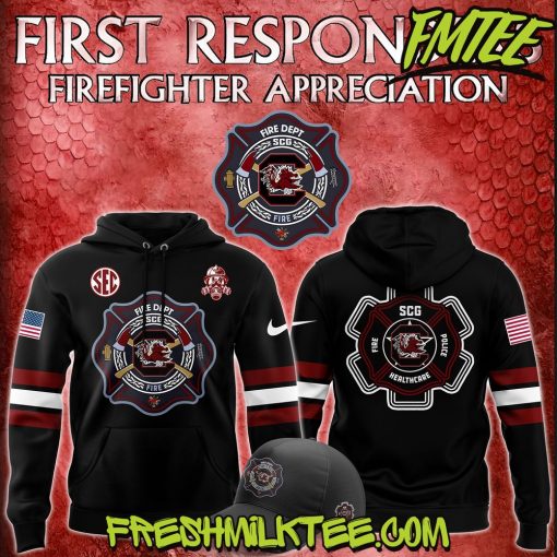 South Carolina Gamecocks Football NCAA x Firefighter Appreciation Hoodie