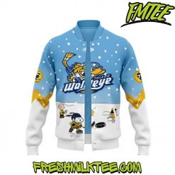 Toledo Walleye Hockey PEANUTS Baseball Jacket