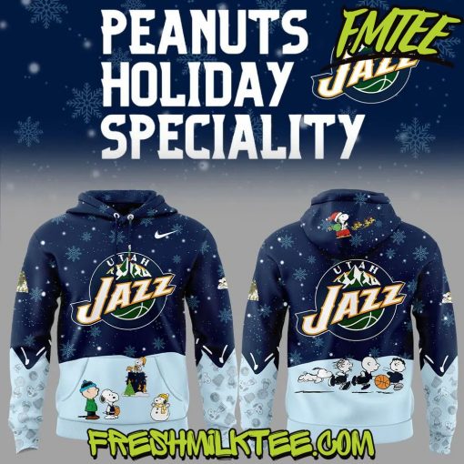 Utah Jazz NBA Peanuts x Snoopy Hoodie