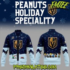 Vegas Golden Knights NHL Peanuts x Snoopy Night Nike Baseball Jacket