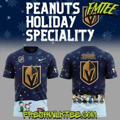 Vegas Golden Knights NHL Peanuts x Snoopy Night Nike T-Shirt