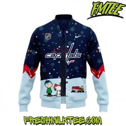 Washington Capitals NHL Peanuts x Snoopy Night Nike Baseball Jacket