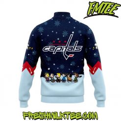 Washington Capitals NHL Peanuts x Snoopy Night Nike Baseball Jacket