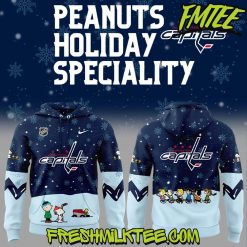 Washington Capitals NHL Peanuts x Snoopy Night Nike Hoodie