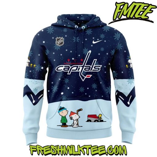 Washington Capitals NHL Peanuts x Snoopy Night Nike Hoodie