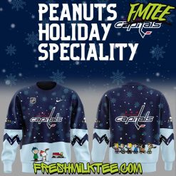 Washington Capitals NHL Peanuts x Snoopy Night Nike Sweatshirt