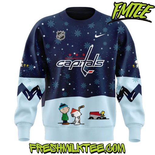 Washington Capitals NHL Peanuts x Snoopy Night Nike Sweatshirt