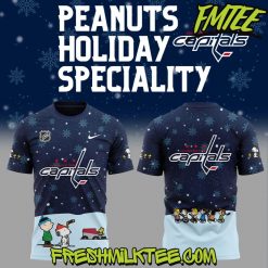 Washington Capitals NHL Peanuts x Snoopy Night Nike T-Shirt