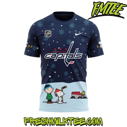 Washington Capitals NHL Peanuts x Snoopy Night Nike T-Shirt