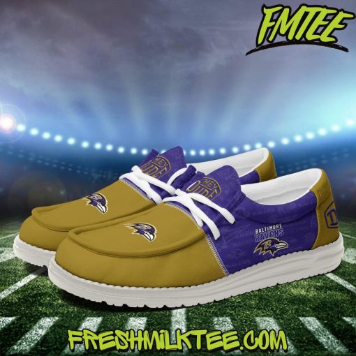 Baltimore Ravens NFL Loafer Shoes