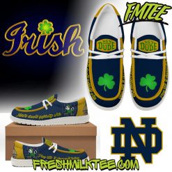 Notre Dame Fighting Irish Football NCAA Loafer Shoes