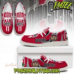 Ohio State Buckeyes Football NCAA Loafer Shoes