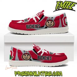 Ohio State Buckeyes Football NCAA Loafer Shoes