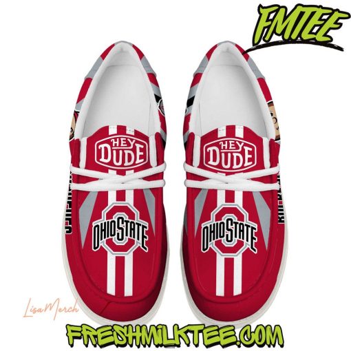 Ohio State Buckeyes Football NCAA Loafer Shoes