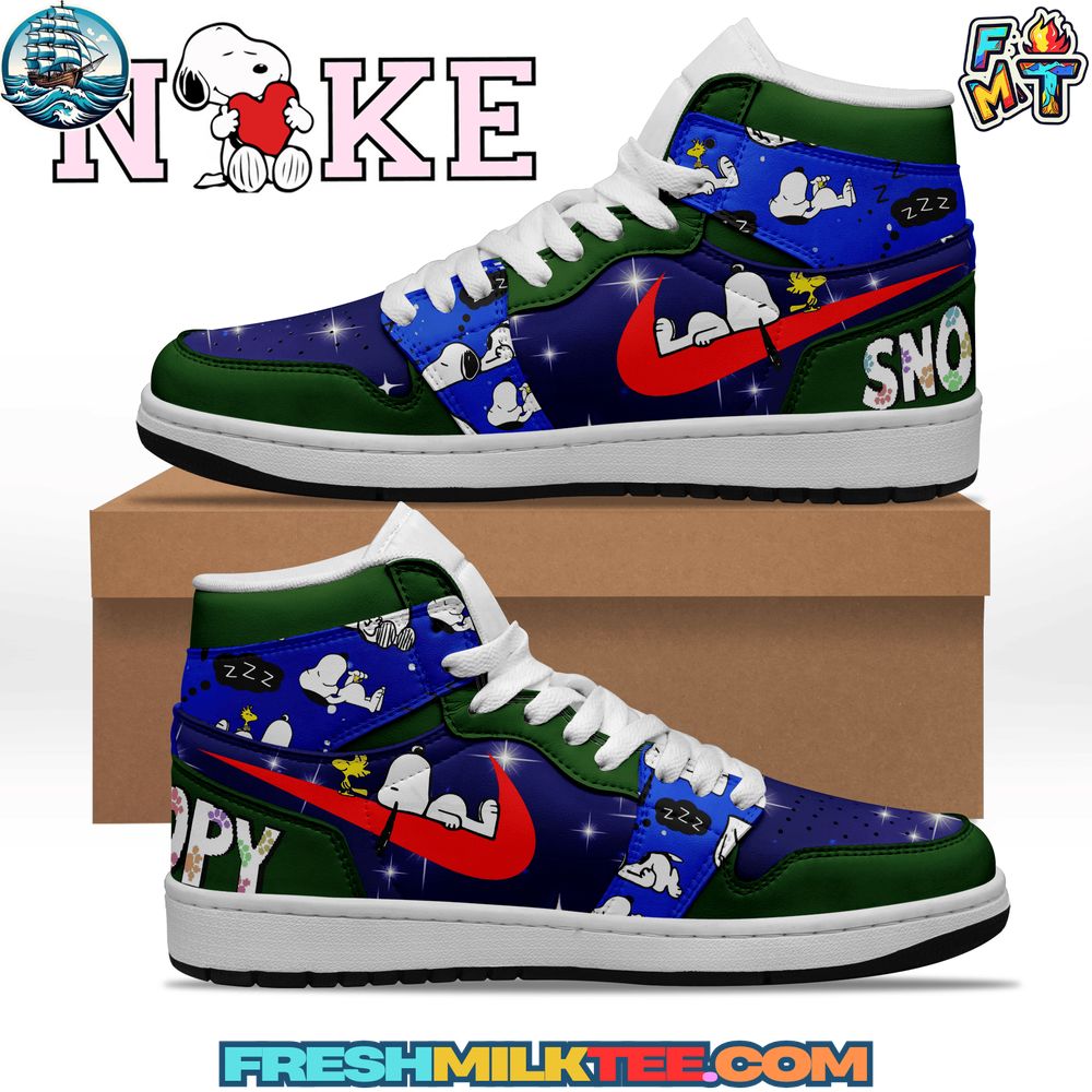 Snoopy Air Jordan 1 Sneaker Snoopy Air Jordan 1 Sneaker