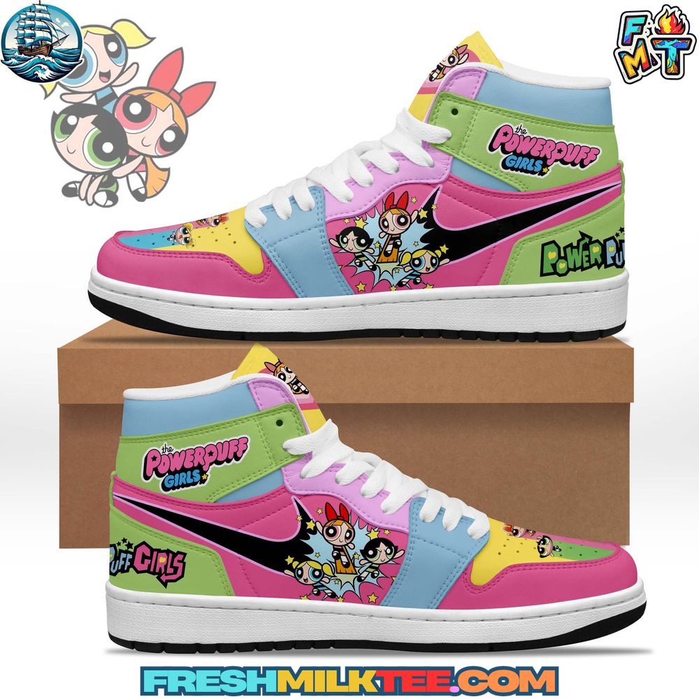 The Powerpuff Girls Air Jordan 1 Sneaker The Powerpuff Girls Air Jordan 1 Sneaker