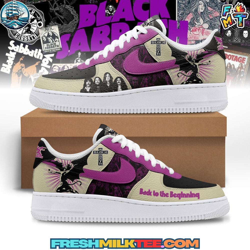 Black Sabbath Air Force 1 Sneaker Black Sabbath Air Force 1 Sneaker
