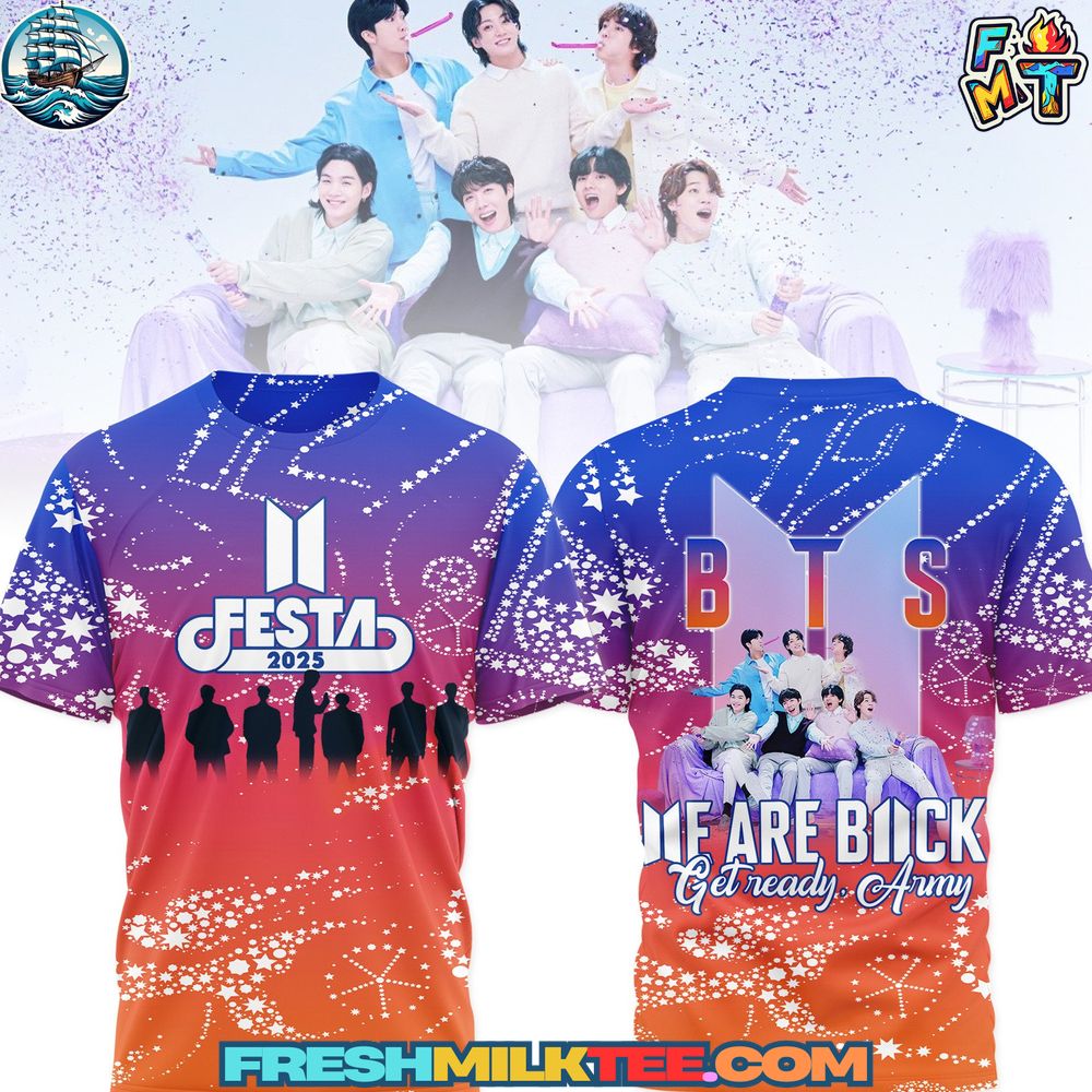 BTS Festa 2025 Tshirt BTS Festa 2025 T-shirt